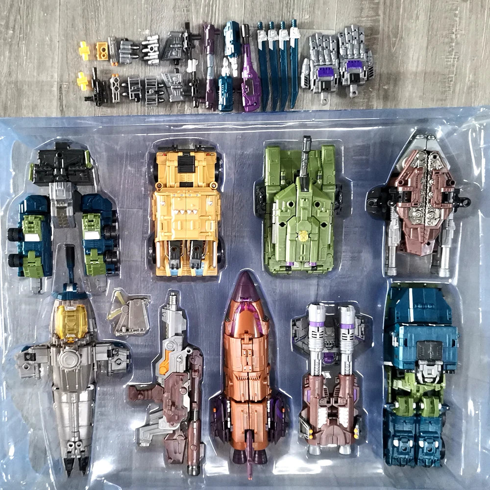 JINBAO large size 8869 Transformation Toys 5IN1 Combiner Robot Model Predacons Rampage Brawl Swindle Onslaught model