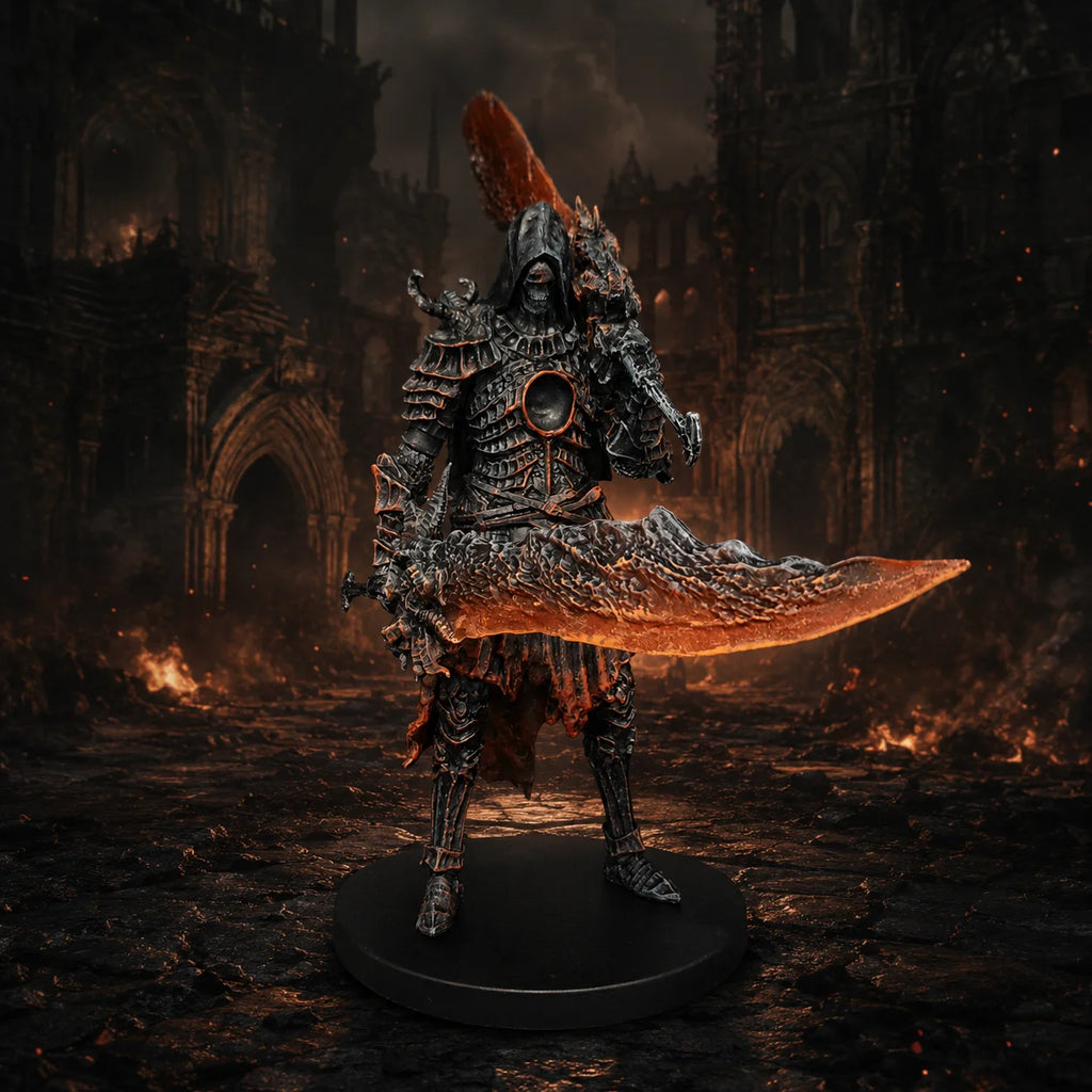 Dark Souls Iii – Ringed Knight Anime Action Figure Model Statue Desktop Ornament Collectible Small Gift Halloween Christmas Valentine's Day Gift Decoration