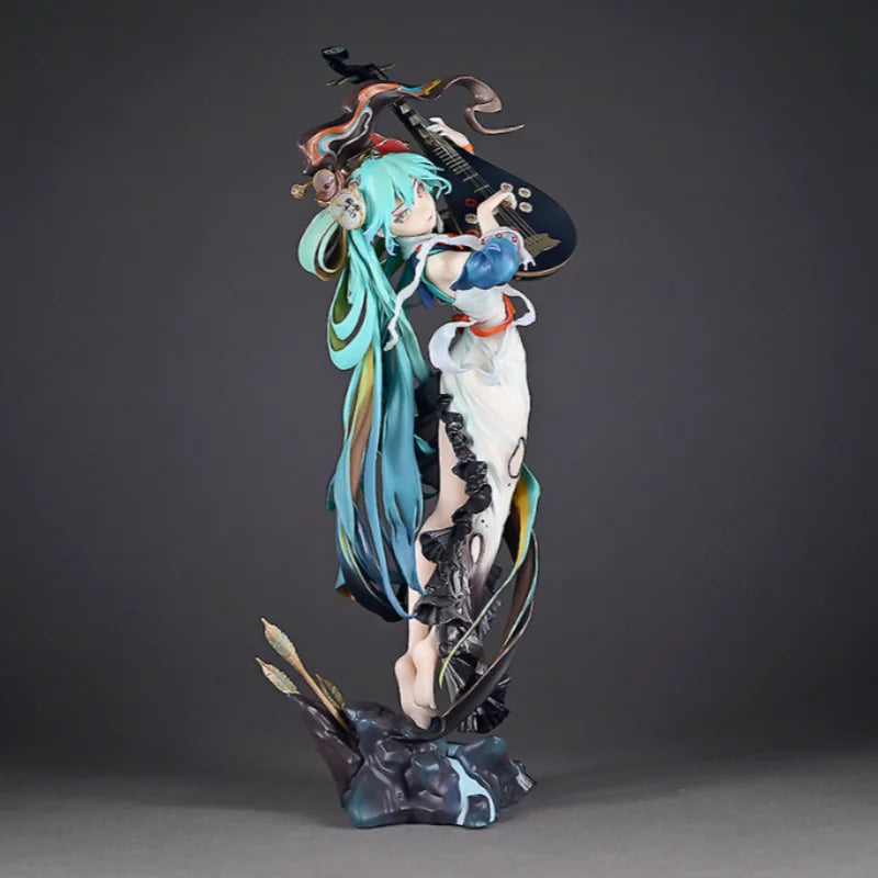 Long Hair Hatsune Miku Anime Themed Desk Decoration Sculpture Figure Cute Girl Toy Model Collectible Item For Fans Of Anime