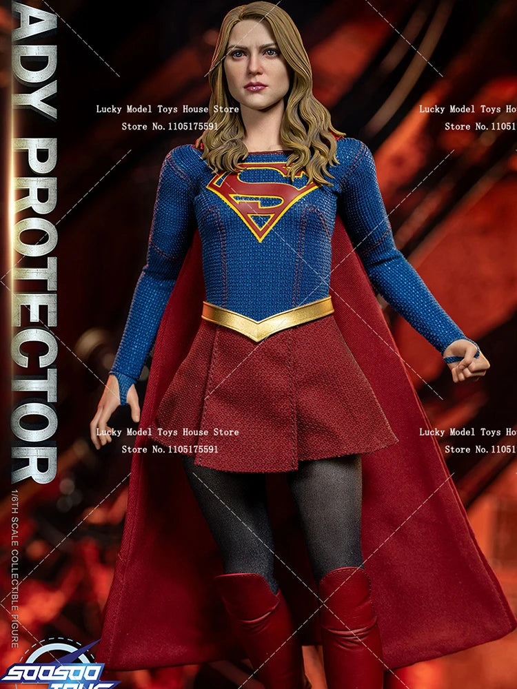 Soosootoys SST073 1/6 Invincible Female Hero Action Figure Caped Lady Protector Delicate 12inch Display Soldier Model Doll