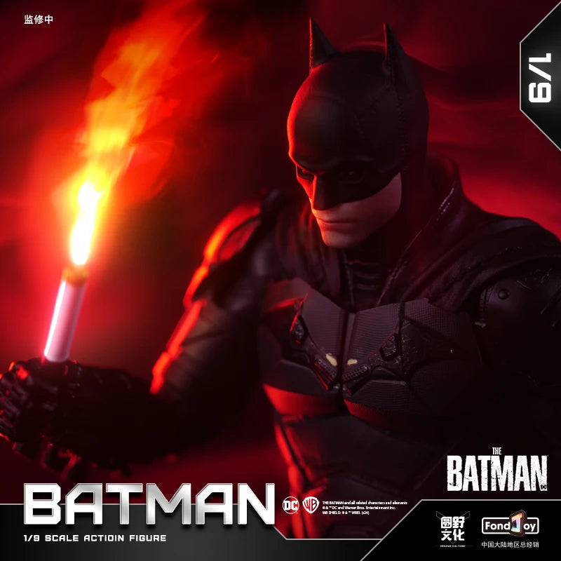 Genuine Fondjoy Batman(2022) Action Figure Toys Super Hero Model Batman Doll DC Fans Collection The Dark Knight Bruce Wayne