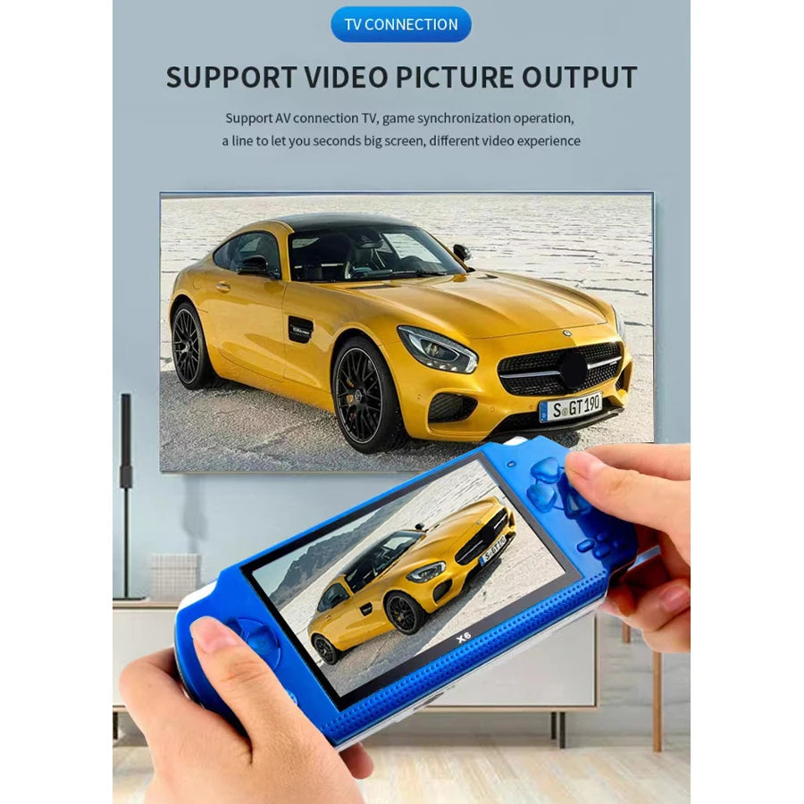 Handheld Portable Retro Video Game Console Videogame Arcade Player for Children Mini Machine Emulator Retrogame Gaming Station