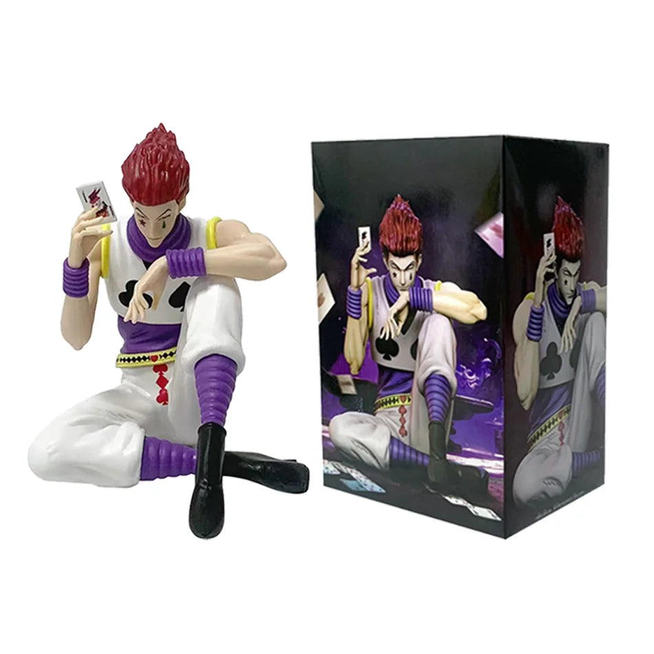 In Stock Hot Sale Hisoka Standing Sitting Pose Anime Figure Model Gon Surprise Toy for Kids Desktop Ornament Birthday Gift