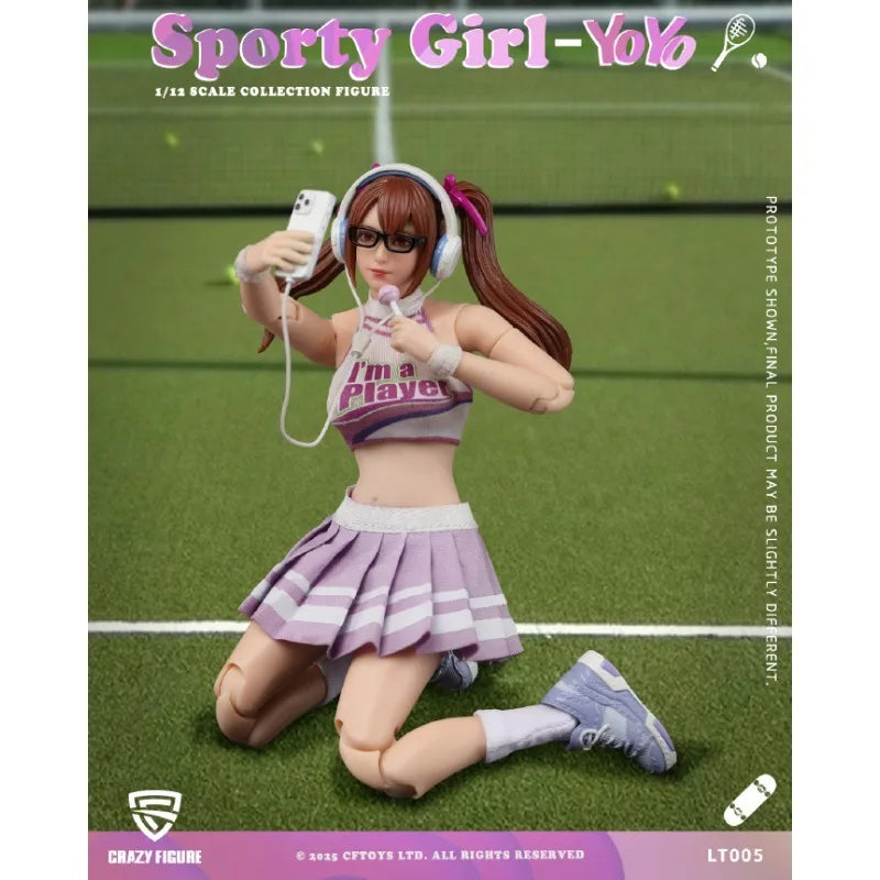 【IN STOCK】Original Box Sports Girl Yoyo 1/12 Action Figure Toy Gift Collection Fan Hobby
