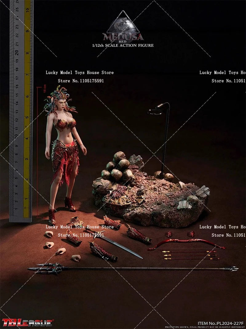 TBLeague PL2024-227 Figure Leg Model Version 1/12 Snake Head Beauty Medusa Soldier Mini Strident Ornament 6inch Figurine Doll