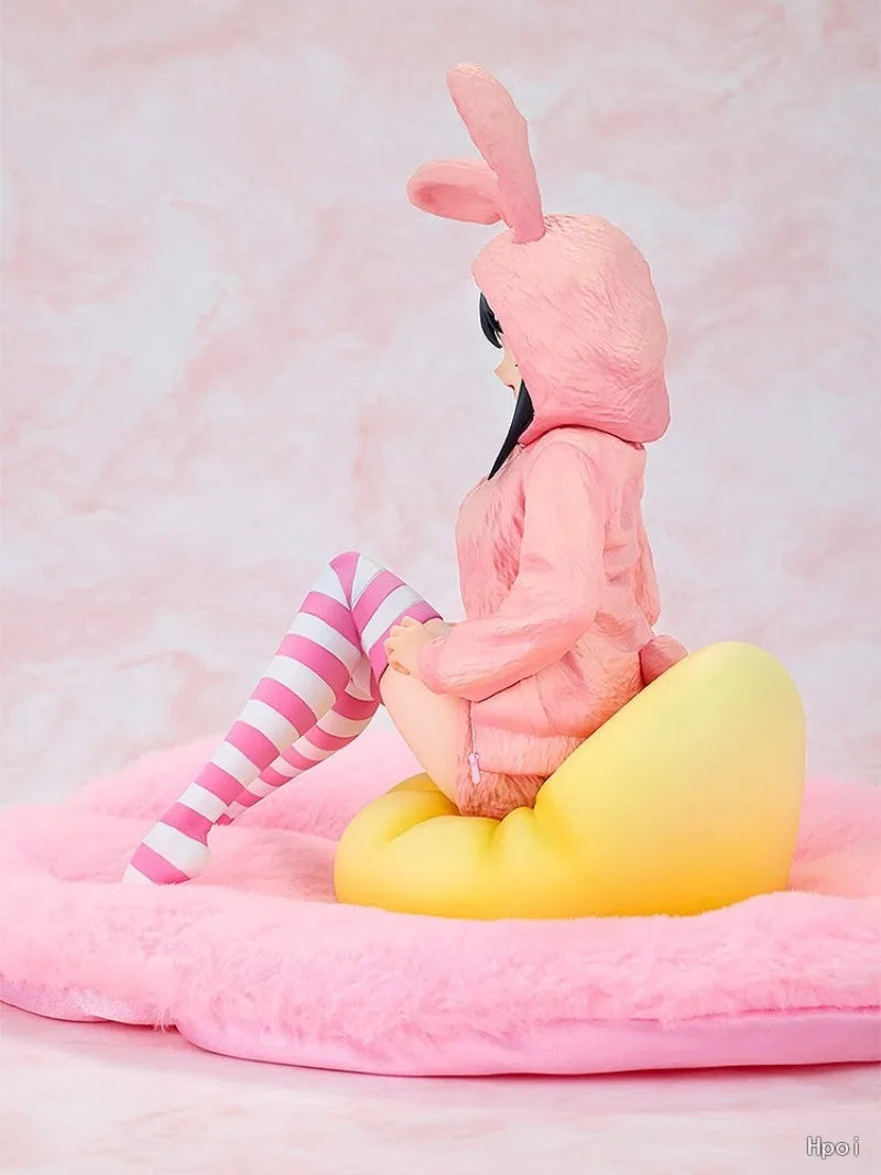 In stock Kadokawa Genuine Sakurajima Mai Rabbit ear coat VER.PVC Action Anime Figure Model Toys Figure Collection Doll Gift