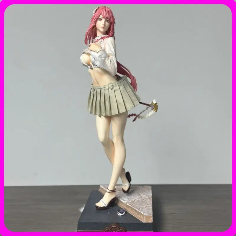 Genshin Impact Yae Miko 53cm Pvc Standing Position Game Girl Figure Model Gk Statue Collection Desktop Decoration Ornament Toys