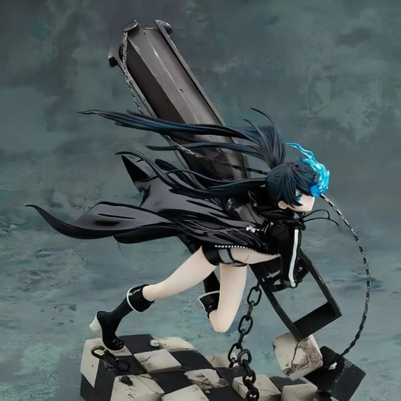 15cm Black Rock Shooter Brs Two Colors Beautiful Anime Girl Figure Boys Collection Model Doll Desk Decoration Gk Statue Toy Gift