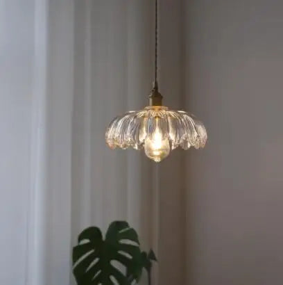 IWHD Big Glass Pendant Lights Fixtures Bedroom Dinning Living Room