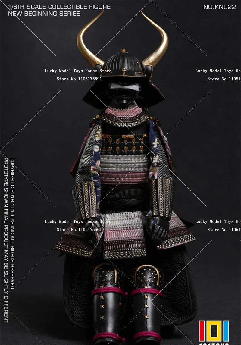 101TOYS KN020 KN021 KN022 1/6 Japan Armored Ghost Warrior Cloth Action Figure Static Long Sward Ornament 12inch Samurai Soldier