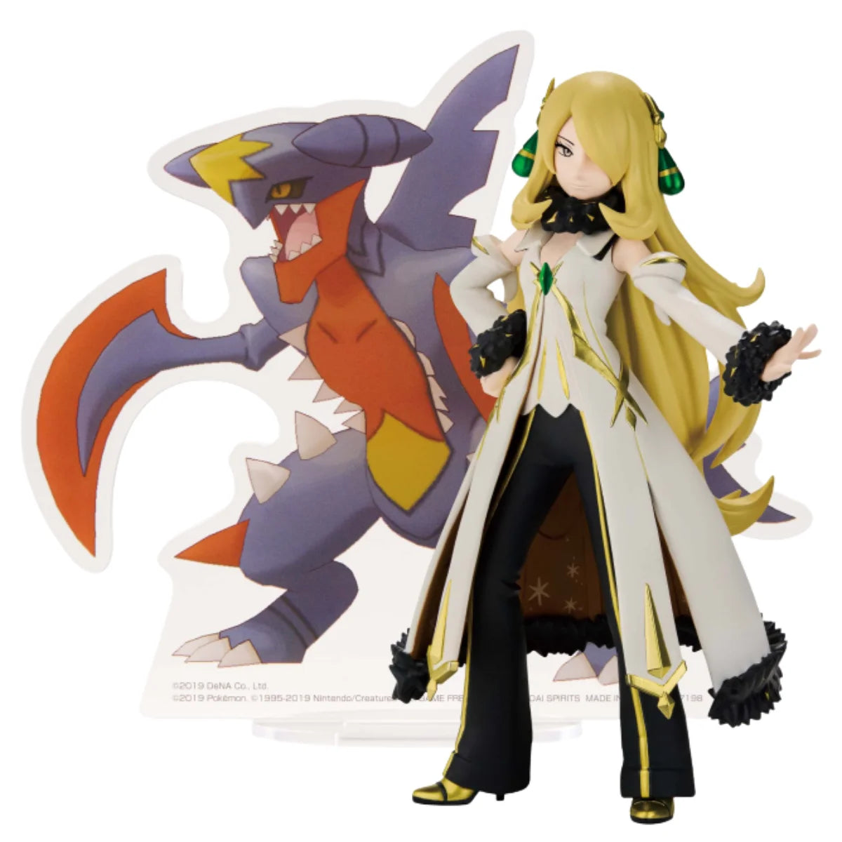 [Original] Genuine In Stock Bandai Banpresto Pokemon Masters EX Panel Spectacle Garchomp Cynthia Anime Figure Model Toys Gift