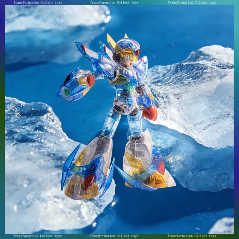 【IN STOCK】New SS Model RockMan X Colour-through Falcon Armor KO KP701 Anime Action Figure Megaman X5 Mega Man Assembly Model Toy