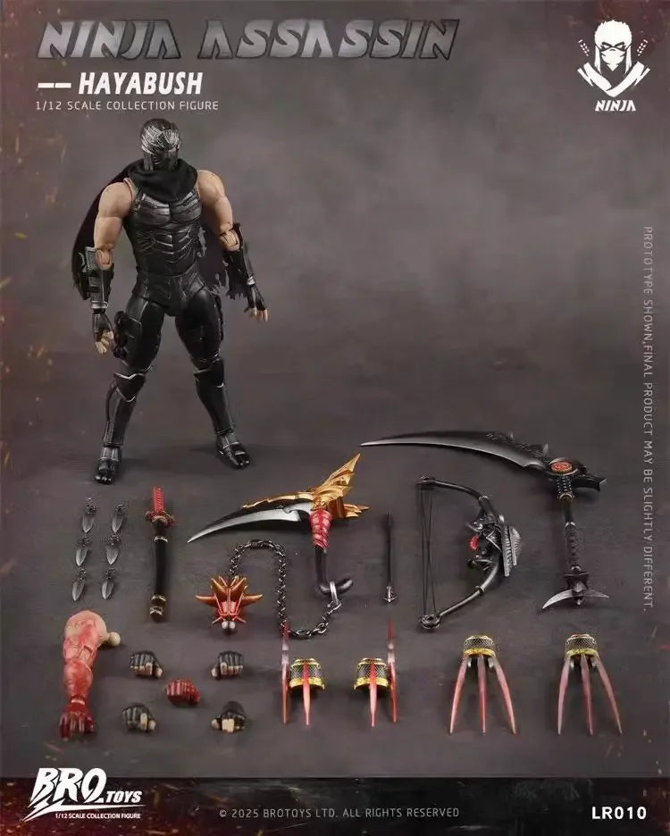【MT】BROTOYS LR010 Ninja Gaiden RYU HAYABUSA Ninja Assassin - Falcon 1/12 Action Figure Model Toy