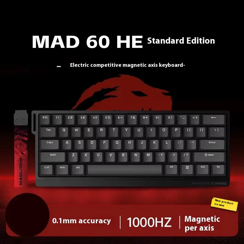 FGG Madlions Mad60 Mad68 He Mechanische Tastatur Magnetschalter 8k Wired Rgb Hot Swap Benutzerdefinierte Tastatur Esport Spiel Geschenk Zubehör
