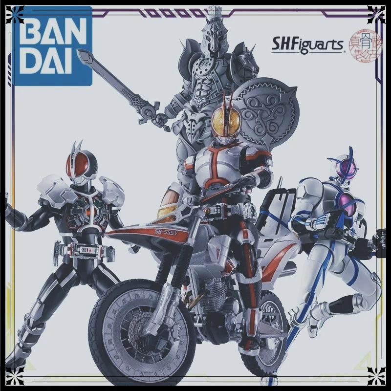 Bandai Original S.H.Figuarts SHINKOCCHOU SEIHOU Kamen Rider 555 Faiz Fully Articulated Action Figure Model Toy Gift for Boys