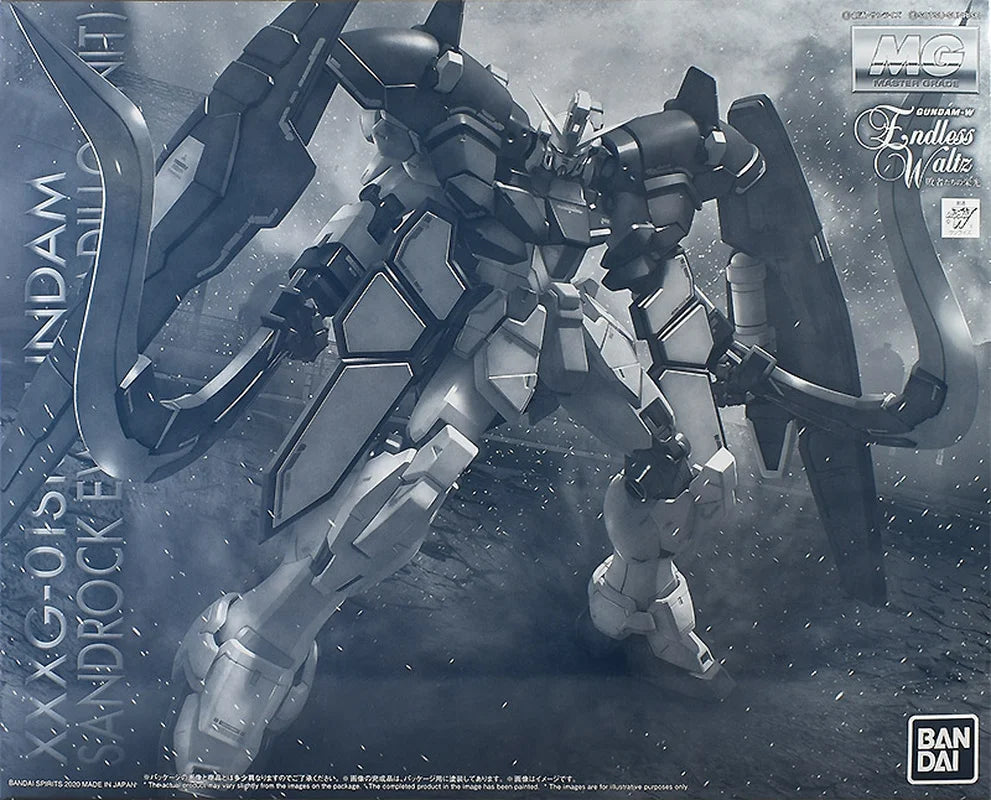 Bandai Original GUNDAM PB MG 1/100 XXXG-01SR Sandrock Anime Action Figure Assembly Model Toys Model Gifts for Children