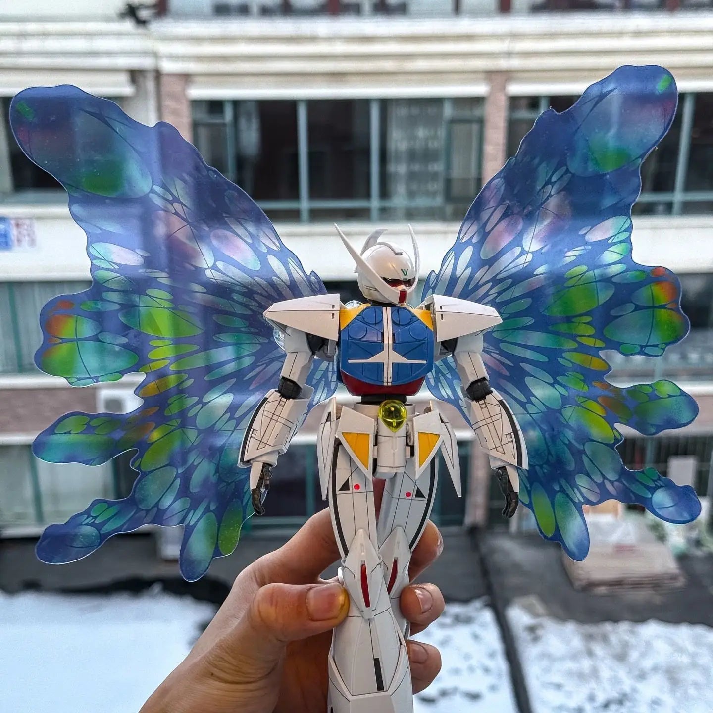 JUJIANG Model Turn A MG 1/100 Flying Wing Mech Assembly Model Kit Action Figure Desktop Decoration Collectible Toy Gift
