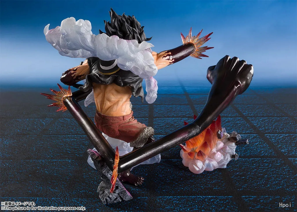 【MT】Original Bandai FiguartsZERO ONE PIECE Monkey D. Luffy Fourth Gear Great Snake Man · King Snake Action Figure Toy