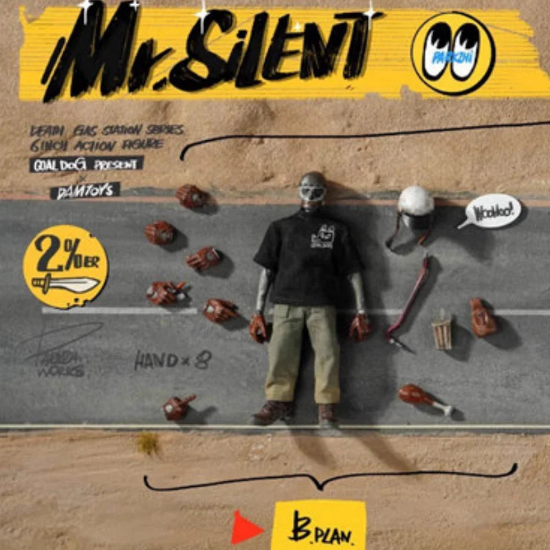 2026 IN STOCK Coal Dog DAMTOYS PES038 PES040 Death Gas Station Series Mr.silent 1/12 Scale Action Figure Model Toy