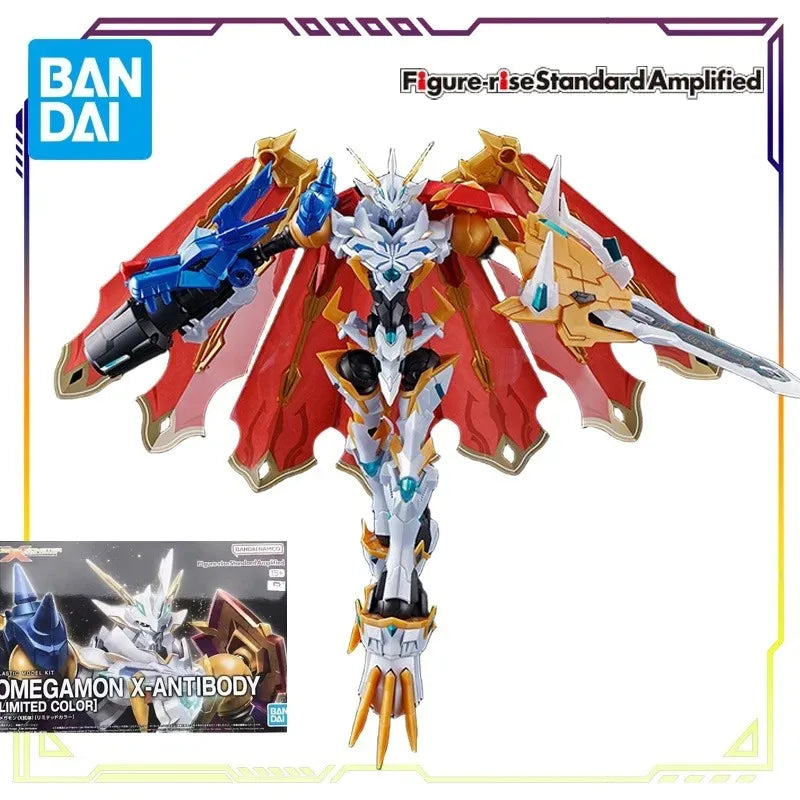 BANDAI Original Figure-rise Standard Amplified Digimon Omegamon X-Antibody Limited Color Version Assembly Model Kit