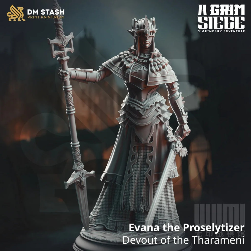 Original 3d Printed Knight'S Siege Series Wizard Angel Human Orc Half-Elf Dragon D&D Miniatures Action Figure Decoration Model