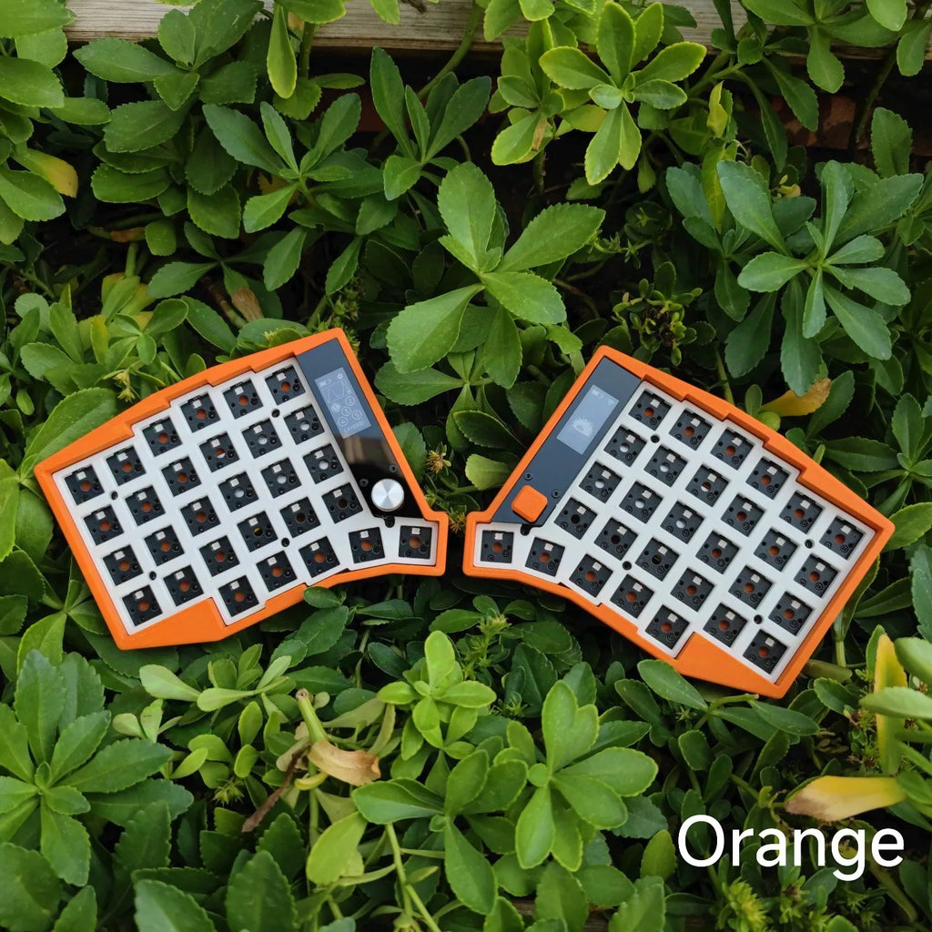 Sofle Split Keyboard Kit Dual Mode Wired Bluetooth Wireless Split Keyboard Kit Customized 58 Keys Hot Swap with Screen Knobs ZMK