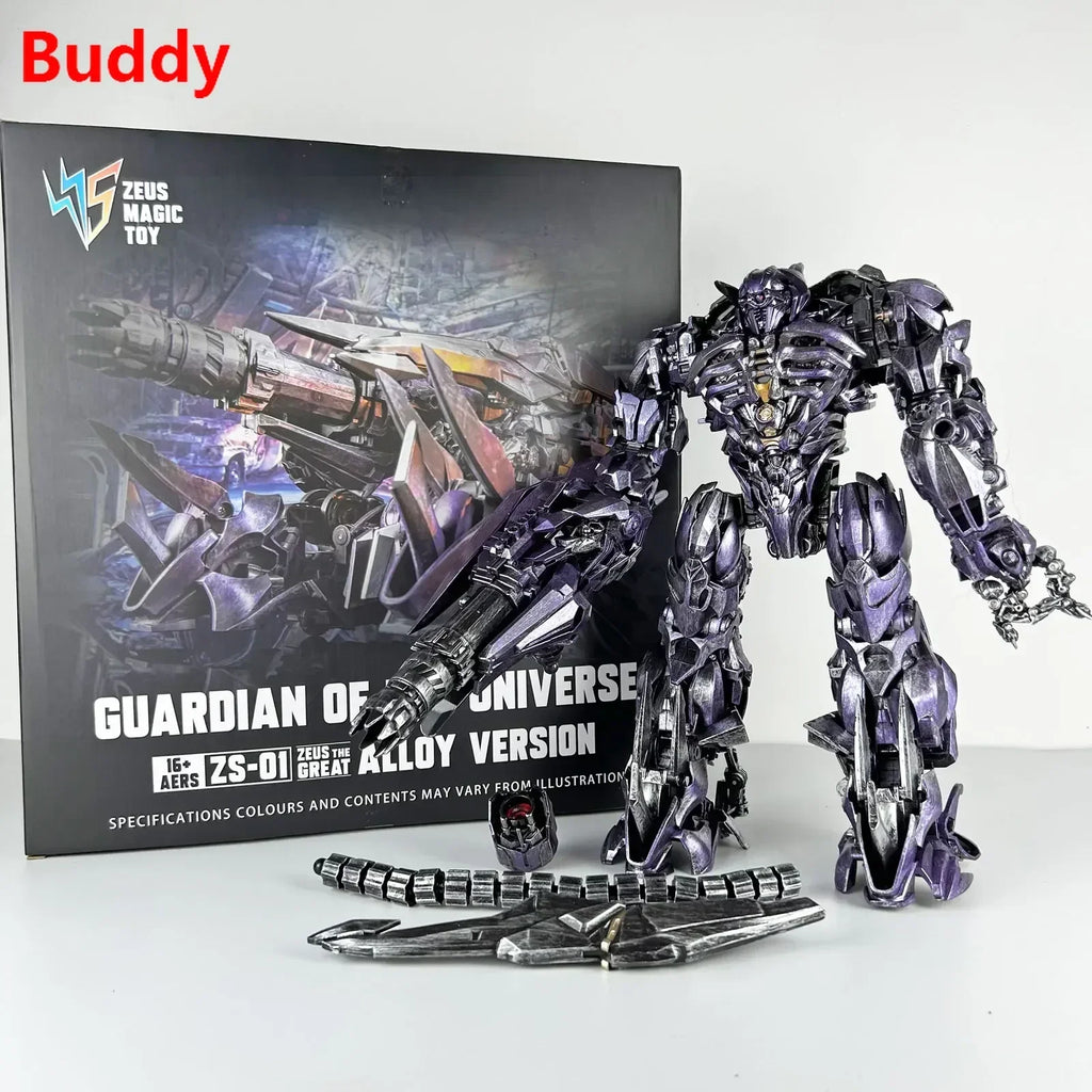 BMB Shockwave ZS-01 ZS01 Zeus Magic Transformation Universe Guardian Alloy Oversize 35CM Leader Action Figure Robot Toy in Stock