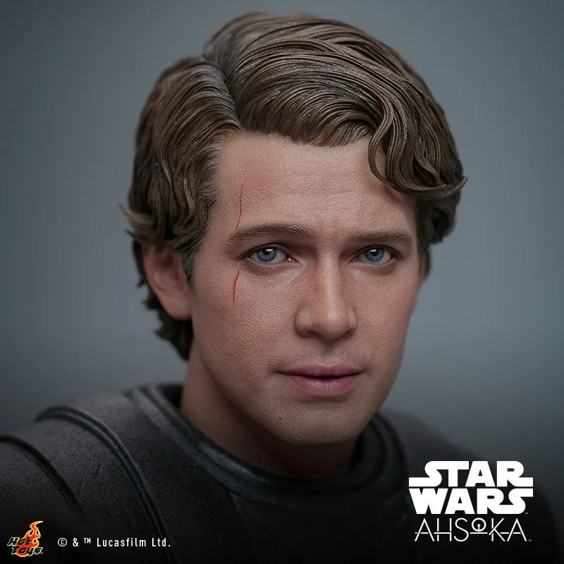 Hot Toys Star Wars Anakin Skywalker 1:6 Scale Action Figure The Clone Wars Collectible Jedi Knight With Blue Lightsaber For Fans