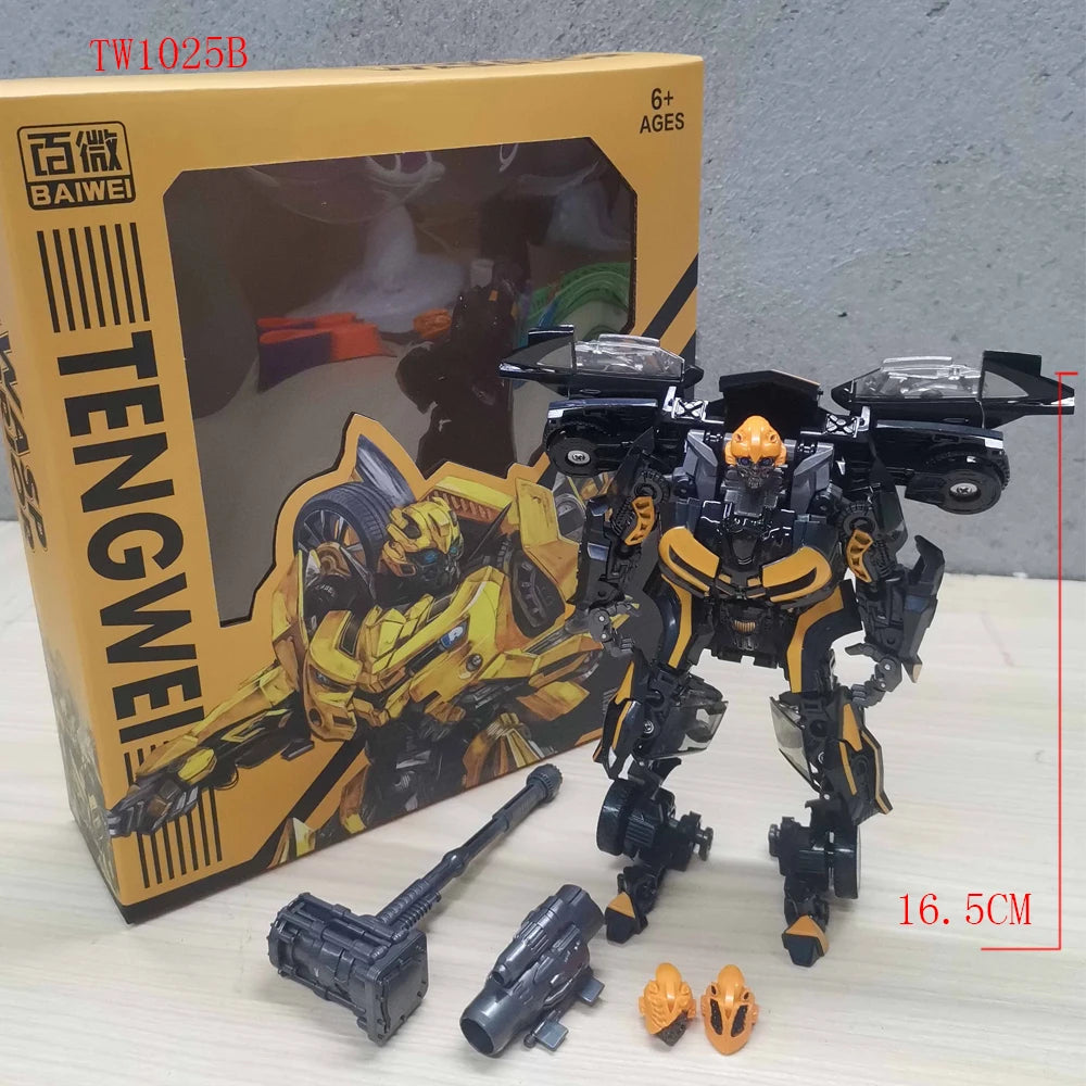Transformation Toys BAIWEI TW1025 SS49 Yellow Bee Hornet Warrior Movie Action Alloy Figure Robot Beetle Deformation Model Gifts