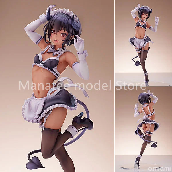 AmiAmi x AMAKUNI Original Dai Kasshoku Jidai Saki 1/6 PVC Action Figure Anime Model Toys Collection Doll Gift