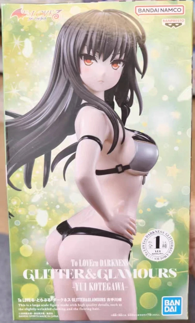 Bandai To Love Ru Darkness Glitter Glamours Momo Belia Deviluke Lala Satalin Deviluke PVC Figure Model Collector Figurine Toys