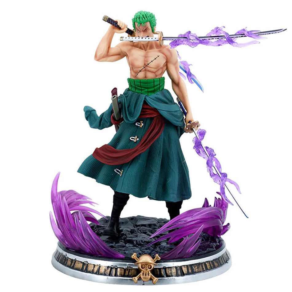 21cm One Piece Anime Figure Bath Blood Roronoa Zoro PVC Model Action Figure Collection Exquisite Birthday Christmas Gifts