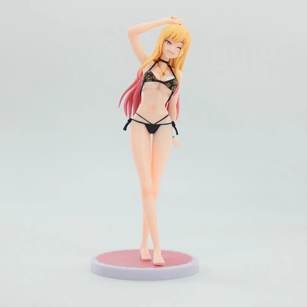 Anime Girl Bikini Desktop Decoration M Model Cuter Case Ornament Collectible Figure Static Proportion /9 PVC Material