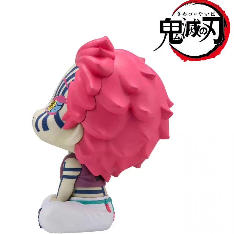 demon slayer Damomaru anime figure Shangxian·san Yiwo seat head movable doll Q version cute model toy peripheral color box