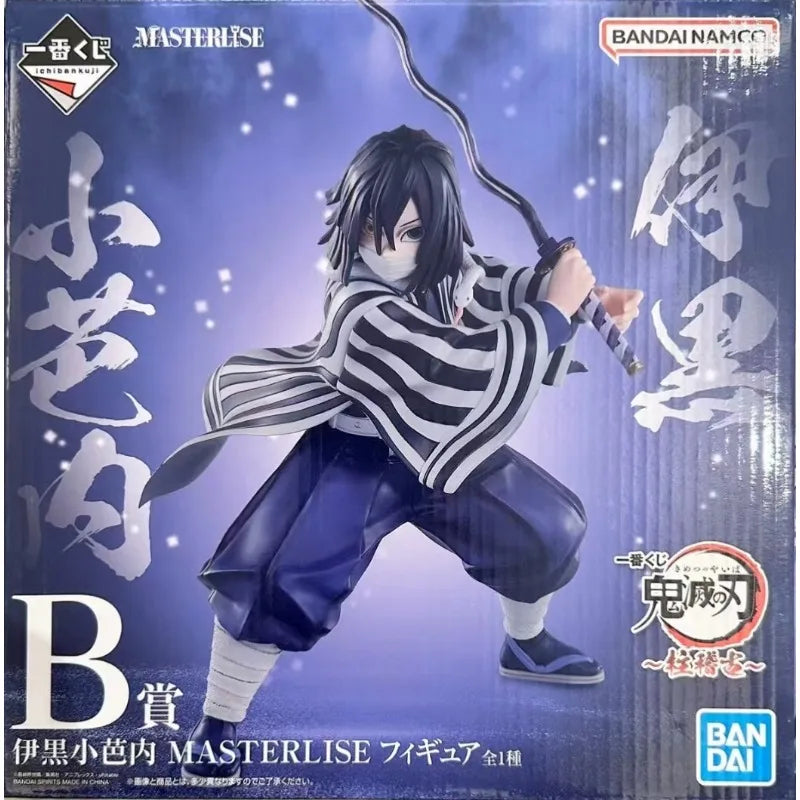 In Stock Original BANDAI Ichiban Kuji Demon Slayer Shinazugawa Sanemi Iguro Obanai Tomioka Giyuu Sabito Anime Figures Toy Gifts
