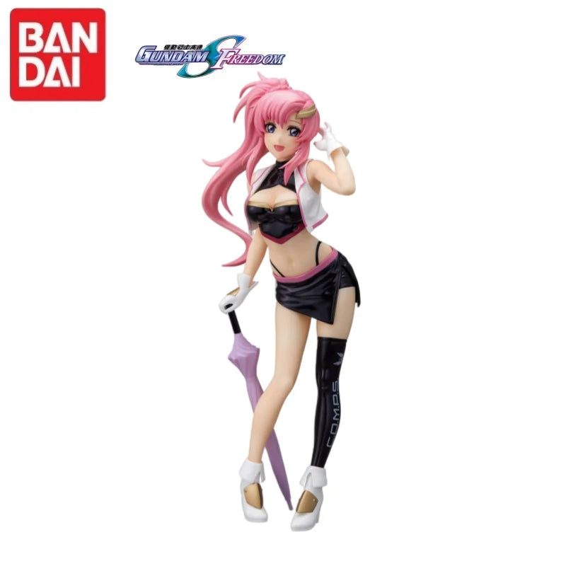 In Stock 100% Original Bandai Gundam Prize Figures Shining & Glamorous Luxanna Crownguard Racing Girl Anime Character Model