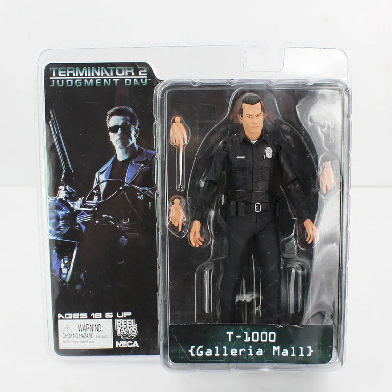 NECA The Terminator T-800 T-1000 Endoskeleton Figurine Collection Action Figure Model Toy Gift