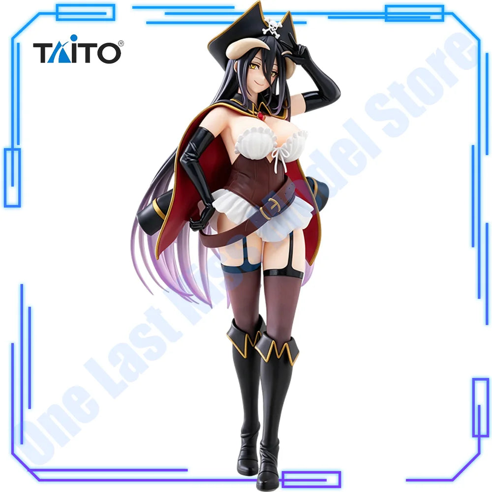 In Stock TAITO Original Genuine Overlord Albedo Kaizoku Ver. 18cm Sexy Anime Girl Collections Model Toys Coreful Figure Gift