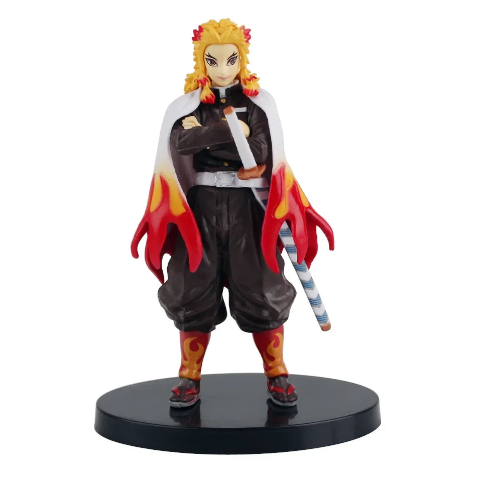 Anime Demon Slayer Kimetsu no Yaiba Figure Kamado Tanjirou Action Figure Agatsuma Zenitsu Nezuko Warrior PVC Model Toys