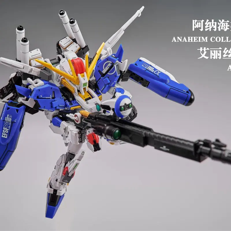 Anaheim MGSD EXS Alice-01 EX Mech Assembly Model Kit Action Figure With Lights Break Armor Boys' Puzzle Toys Collectible Gift