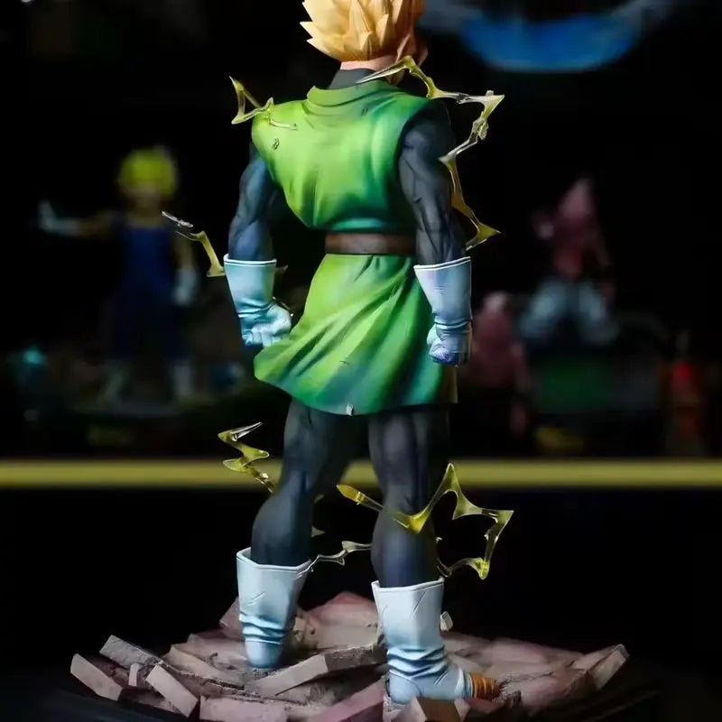 In Stock Hy Studio 32cm Dragon Ball Son Gohan Anime Figures Gohan Figure 2 Head Pvc Statue Collection Model Decoration Gifts Toy