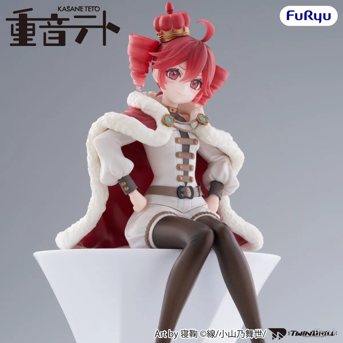 Original Genuine FuRyu Prepainted Noodle Stopper Figure Utau Kasane Teto Virtual Singer Figure Model Decoration Collection Gift