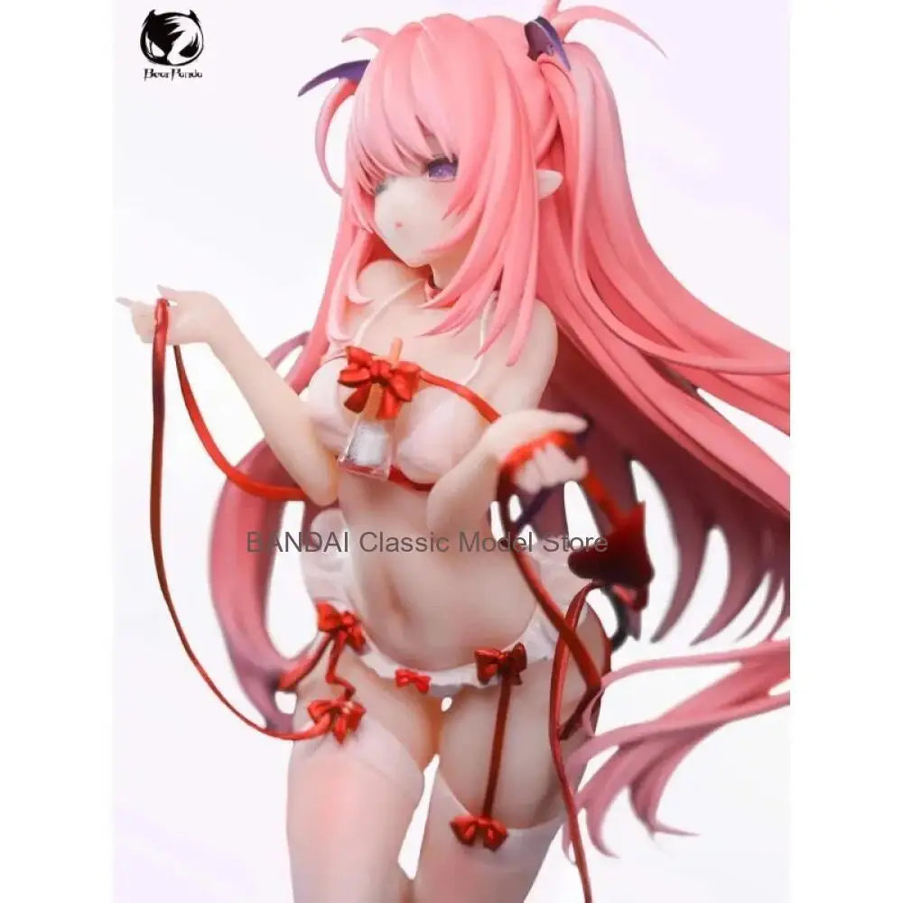 25cm Original Bear Panda Succubus Lulumu Tamano Kedama Chasing Eyes PVC Sexy Action Figure Model Toys Collection Series