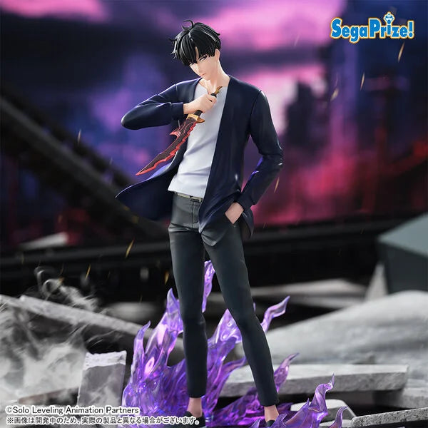 SEGA Solo Leveling Anime Sung Jinwoo & Cha Haein Xross Link Action Figures Model Figurine Original Figuarts Decoration Toys