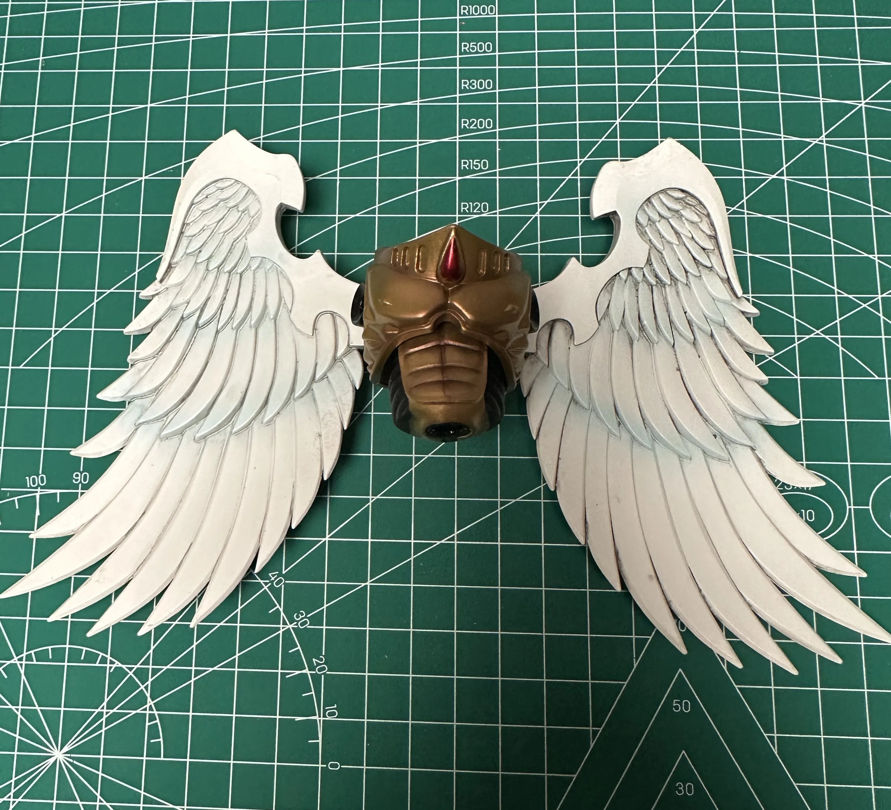 [IN STOCK] JOYTOY Warhammer 40k 1/18 Action Figures Blood Angels Sanguinary Guard Sanguinary Ancient Model Toy Boy Gifts
