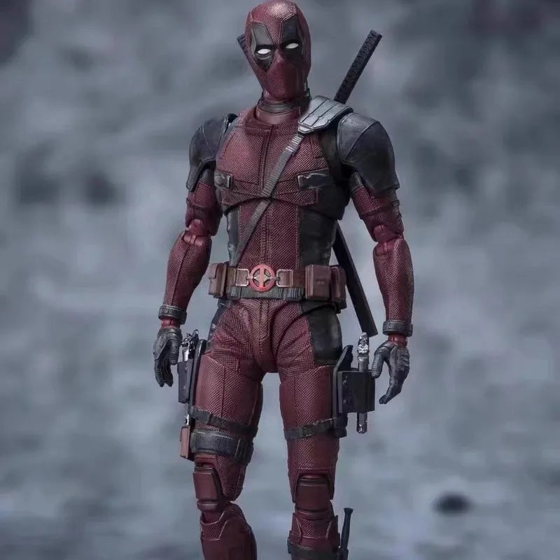 Deadpool Actionfigur Deadpool &amp; Wolverine SHFiguarts Gemeinsam beweglich New Mutants Wilson Comics SHF Modell Filmspielzeug für Kinder Geschenk