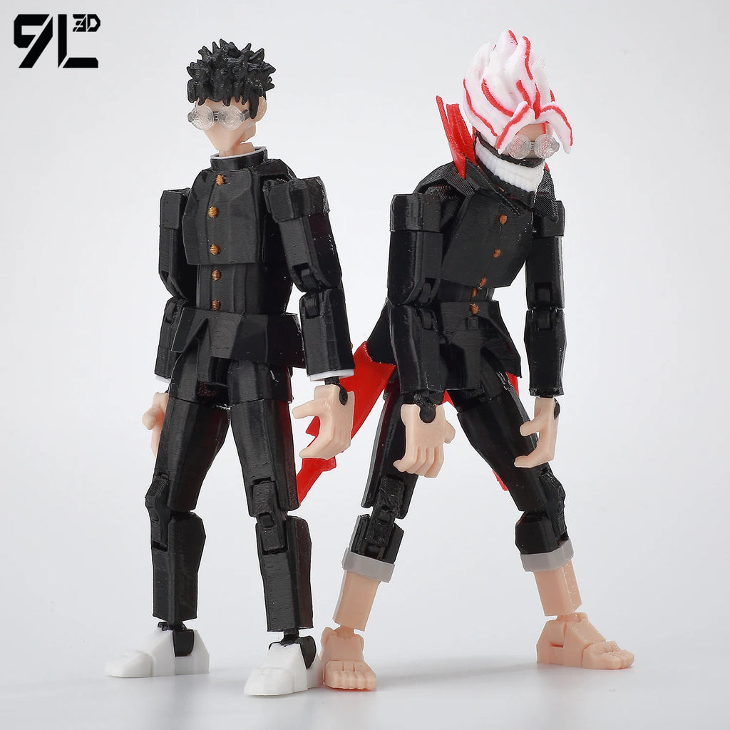 9L3D Lucky13 Dummy13 Stop-Motion-Animationsmodell, 3D-gedruckte, bewegliche Figur für Creative Dandadan T13 Limited Edition-Figur