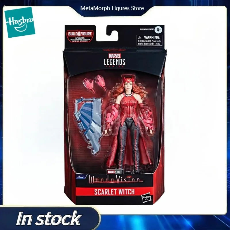 Original Hasbro Marvel Legends Series SCARLET WITCH Anime Figure Collection Model Toy