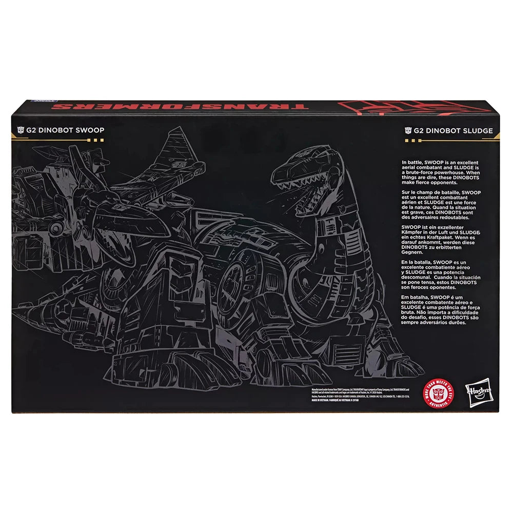 In-Stock Hasbro Transformers Age of the Primes Swoop and Sludge (G2 Universe) 2-Pack-Set 21.5cm Action Anime Figure Toys