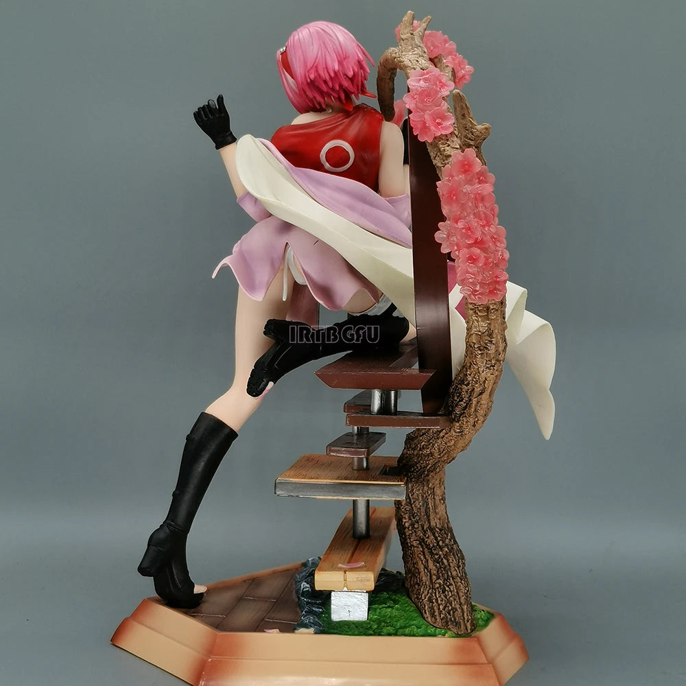 GK Lighting Naruto ShippuudenHaruno Sakura 28cm Japanese Anime Figures PVC Action Figure Toy Game Collectible Model Doll